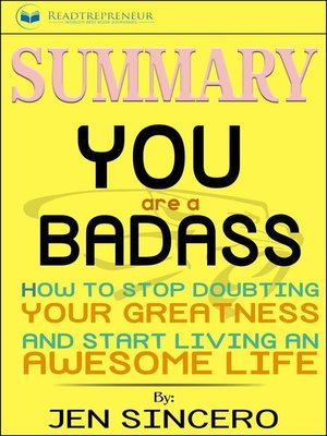 cover image of Summary of You Are a Badass